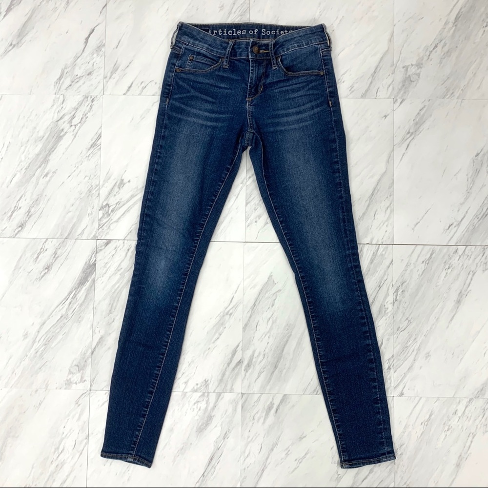 Articles of Society- Sarah Skinny Jeans Blue Moon - Picture 2 of 9